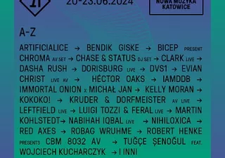 Tauron Nowa Muzyka Katowice 2024 (Katowicka Strefa Kultury) - bilety