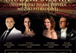 GALA MUZYKI ŚWIATA opera, operetka, musical, estrada (Płocki Ośrodek Kultury i Sztuki) - bilety