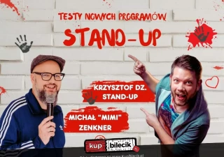 "Stand-up: Michał "Mimi" Zenkner, Krzysztof Dz. - testy nowych programów" (Gapa Pub Restauracja) - bilety