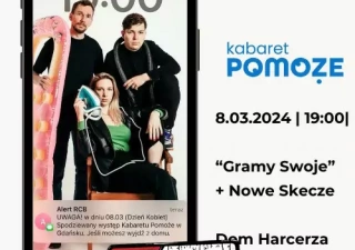 Kabaret Pomoże na Dzień Kobiet (Kino Watra) - bilety