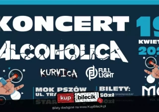 KONCERT KurVicA, Full Ligh, ALCOHOLICA (Miejski Ośrodek Kultury) - bilety