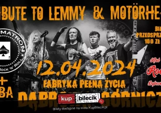 Orgasmatron - Tribute to Lemmy & Motorhead (Fabryka Pełna Życia) - bilety