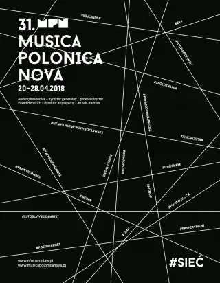 31. edycja festiwalu Musica Polonica Nova już od 20 kwietnia w Narodowym Forum Muzyki!