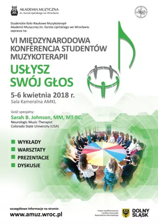 VI Międzynarodowa Konferencja Studentów Muzykoterapii