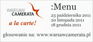 WARSAW CAMERATA À LA CARTE!