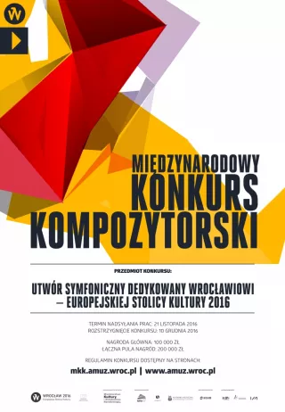 Wydarzenia AMKL w ramach ESK Wrocław 2016 | Międzynarodowy Konkurs Kompozytorski