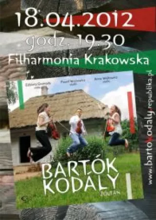 Koncert prezentujący materiał nagrany na płycie Bartók - Kodály