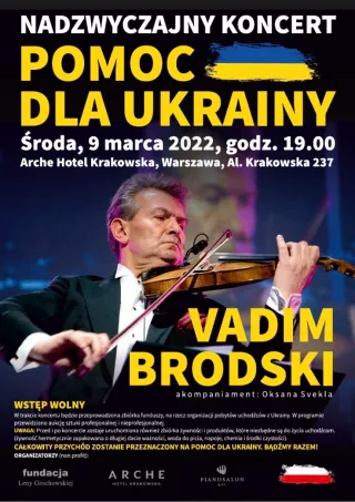 Nadzwyczajny koncert. Pomoc dla Ukrainy