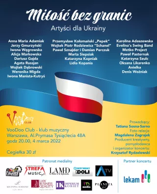 Koncert dla Ukrainy – „Miłość bez granic”