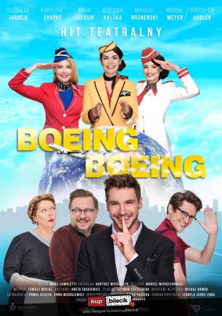 "Boeing Boeing"Elżbieta Jarosik,Mikołaj Roznerski,Karolina Chapko, Adrianna Kalska, Bogusław Kudłek (Bielskie Centrum Kultury) - bilety