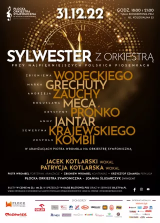 SYLWESTER Z ORKIESTRĄ (Sala koncertowa PSM w Płocku) - bilety