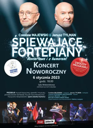 Koncert Noworoczny "Śpiewające Fortepiany" (Centrum Kultury w Błoniu) - bilety