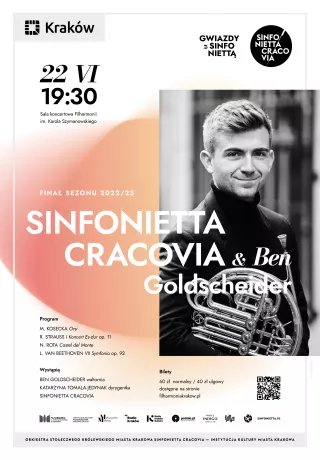 Ben Goldscheider i Sinfonietta Cracovia. Błyskotliwy dźwięk waltorni