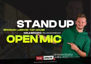 Stand-Up Wejherowo: Open mic, odcinek 1 (Browar Lubrow) - bilety