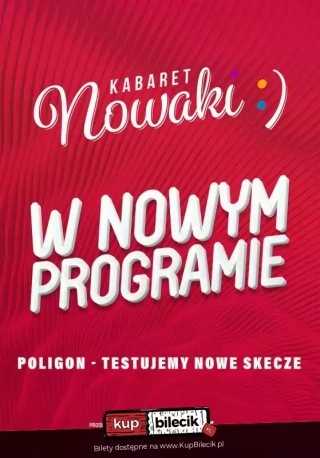 W nowym programie: "Poligon - testujemy nowe skecze" (Kartuskie Centrum Kultury) - bilety