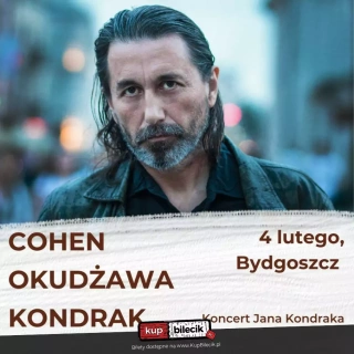 Wieczór z utworami Leonarda Cohena, Bułata Okudżawy i Jana Kondraka (Eljazz) - bilety