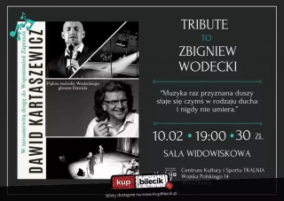 Koncert Dawida Kartaszewicza (Centrum Kultury i Sportu Tkalnia) - bilety