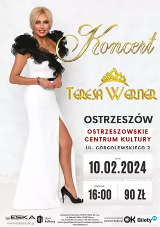 TERESA WERNER  (Ostrzeszowskie Centrum Kultury - Kino Piast - Kino Piast Dostawki) - bilety