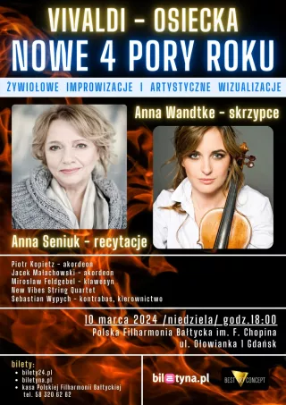  VIVALDI / OSIECKA - NOWE 4 PORY ROKU (Filharmonia Bałtycka im. Fryderyka Chopina) - bilety