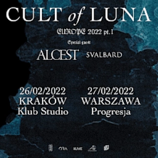 Cult of Luna + Alcest + Svalbard (Klub Studio) - bilety