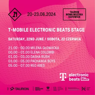 T-Mobile Electronic Beats Stage na Tauron Nowa Muzyka Katowice!
